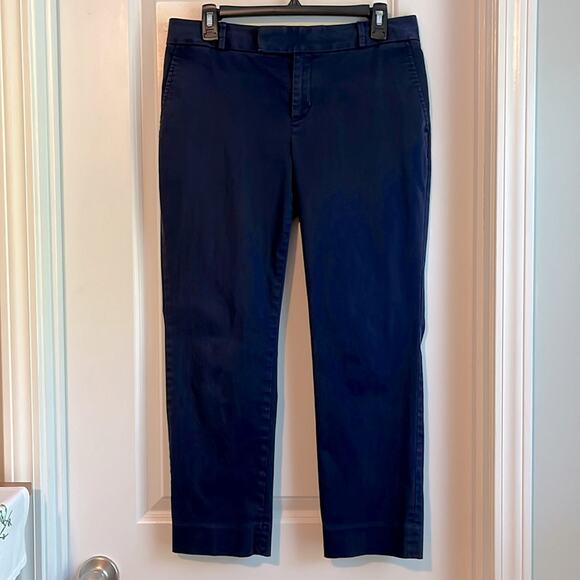 Banana Republic Navy Ankle Pants - Picture 1 of 9